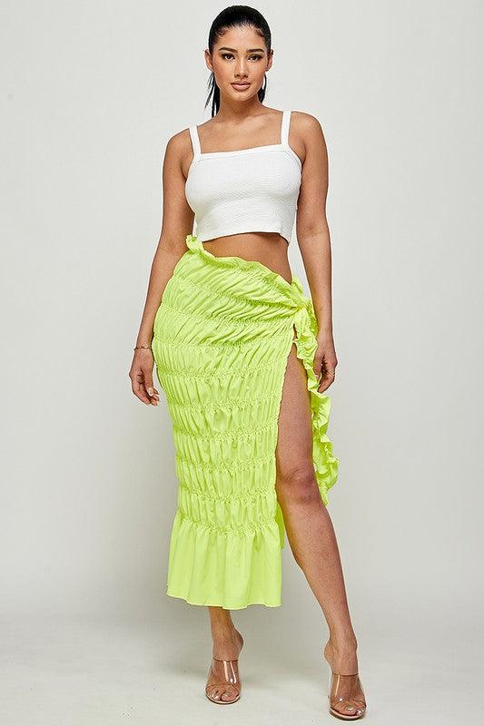 Alana Skirt in Neon - BlazeNYC