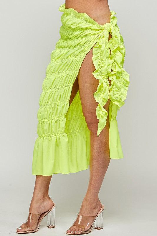 Alana Skirt in Neon - BlazeNYC