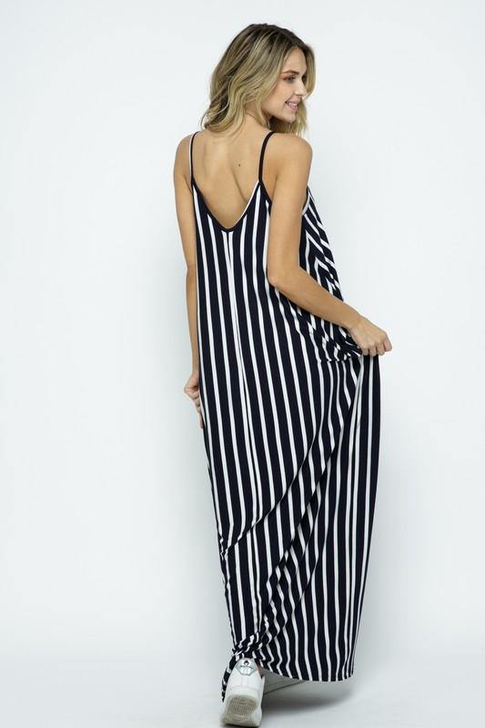 Just One of Those Days Maxi Dress in Black - BlazeNYC