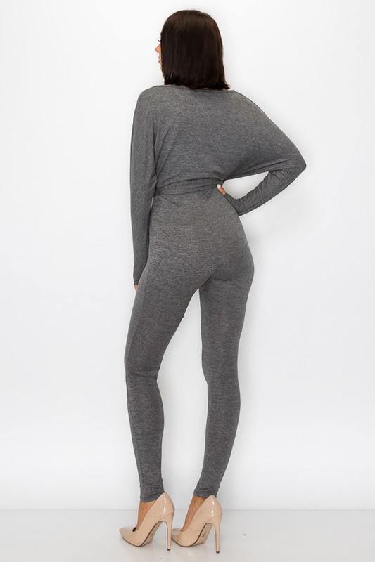 Mira V-neck Jumpsuit - BlazeNYC