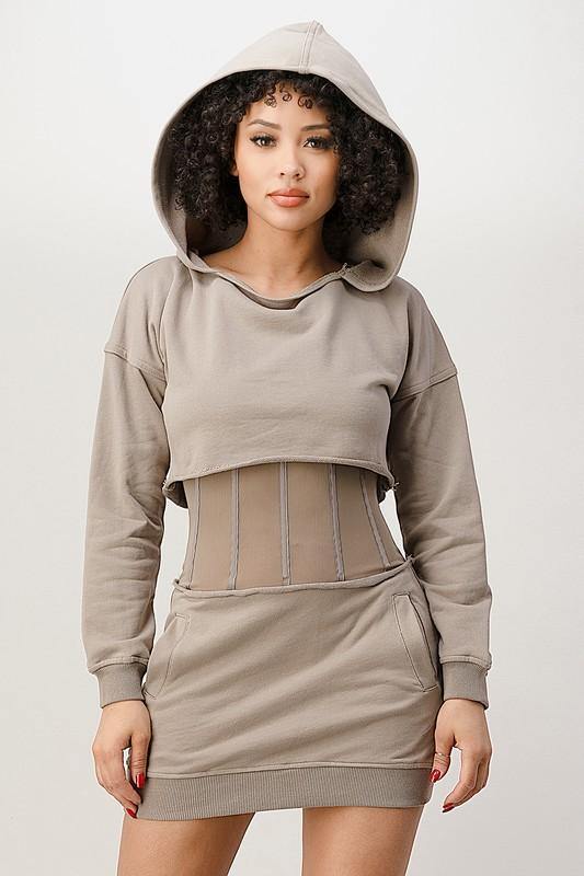 Hilman Hooded Dress - BlazeNYC