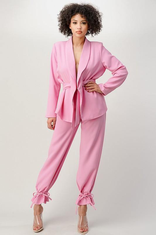 Pretty In Pink Pants Set - BlazeNYC