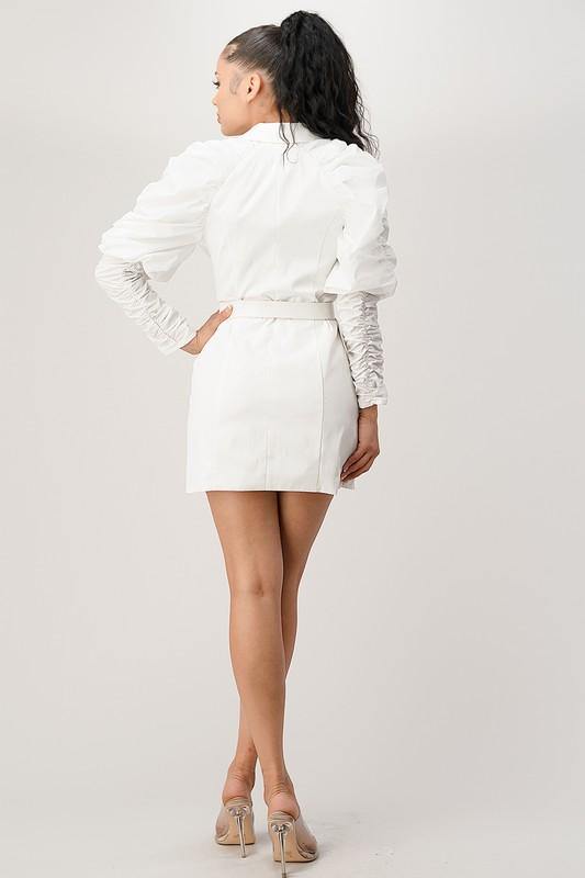 White Out Mini Dress - BlazeNYC