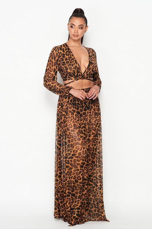 Leopard Cover Up - BlazeNYC