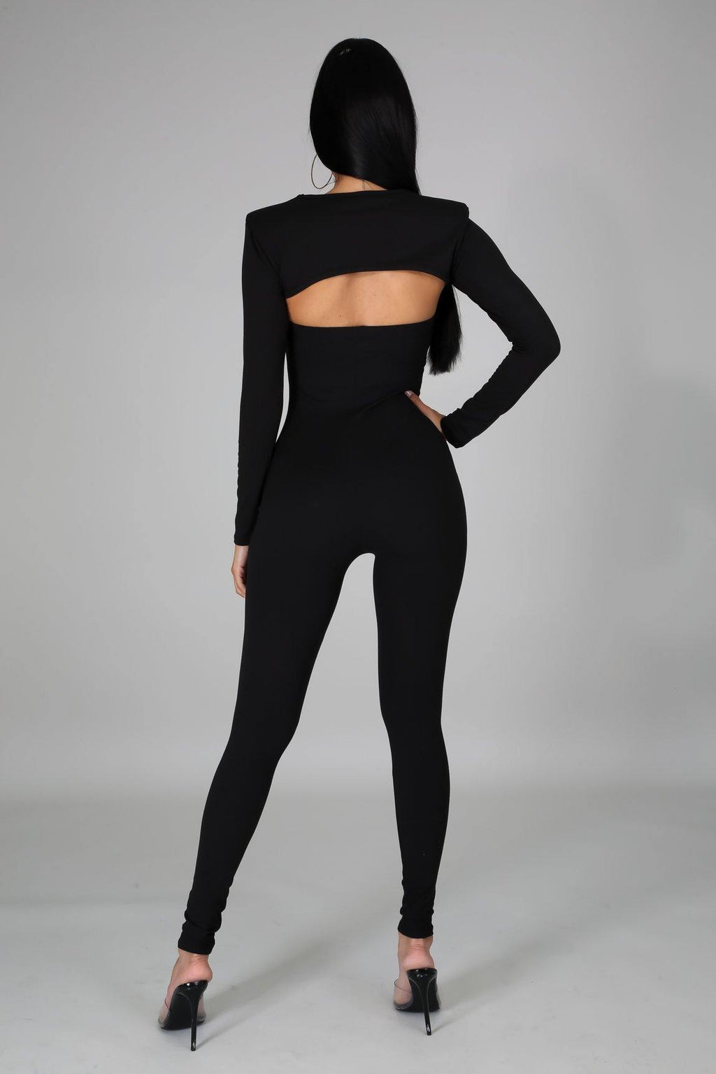 Bianca Jumpsuit in Black - BlazeNYC