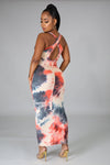 Coral Fade Maxi Dress - BlazeNYC