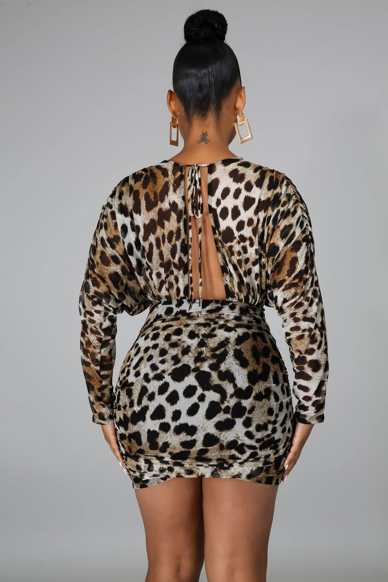 Talia Animal Print Dress - BlazeNYC